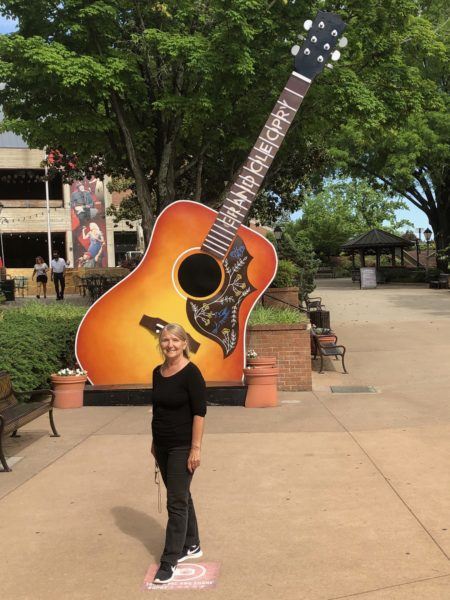 giant guitar grand old opry house nashville photo