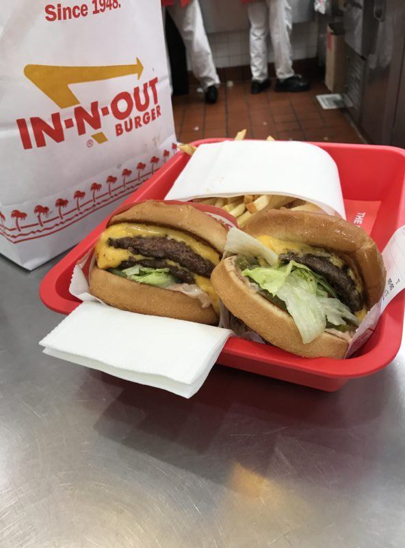 in and out burger los angeles photo lax