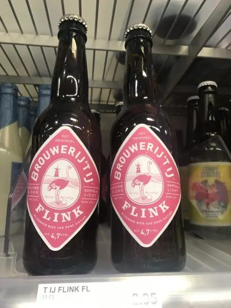 Look for local Dutch beer brands on the shelves of any supermarket.