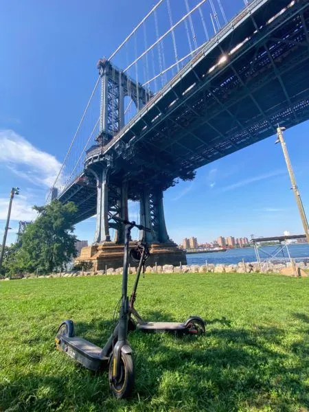 where to ride electric scooters brooklyn the manhattan bridge bike path