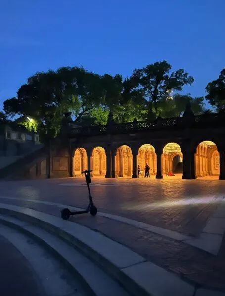 Earth Color Magic: Bethesda Terrace at Night (2020)