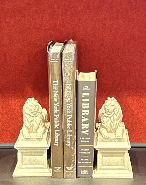 Patience Fortitude Bookends Souvenir New York Public Library gift shop