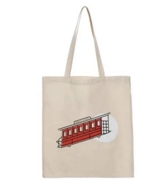 angels flight souvenir tote bag train downtown los angeles